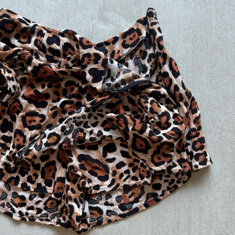 Lulus Leopard Print Skort - Picture 8 of 14